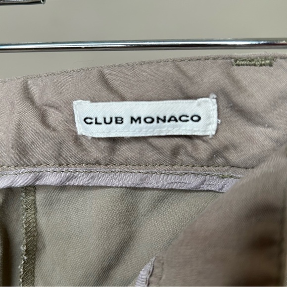 Club Monaco Cotton Stretch Jean Style Relaxed Slim Fit Khakis Tan Size 10 - Picture 9 of 9